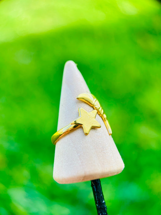 Sortija de Luna & Sol Oro