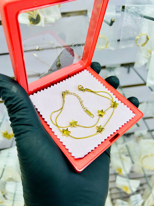 Pulsera de Estrellas doble 1