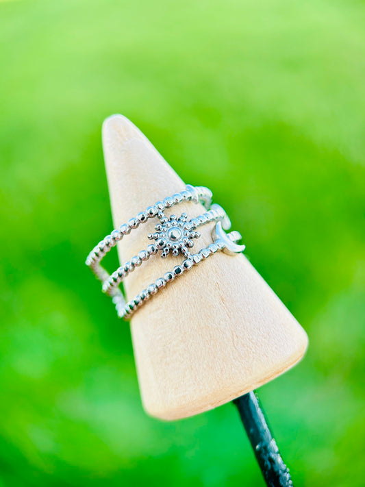 Sortija Ajustable Triple