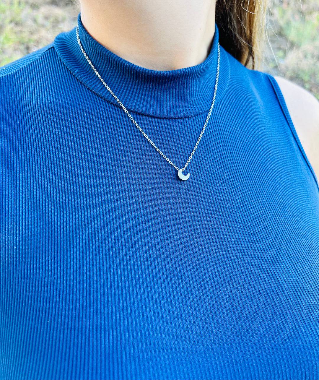 Moon Silver Necklace