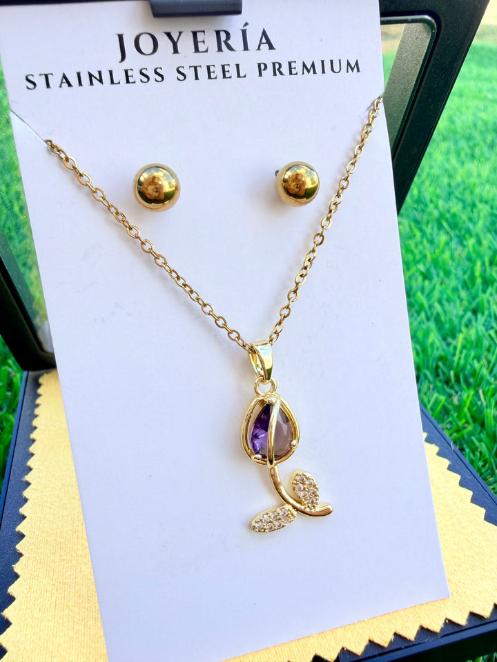 Set de Tulipan Violeta