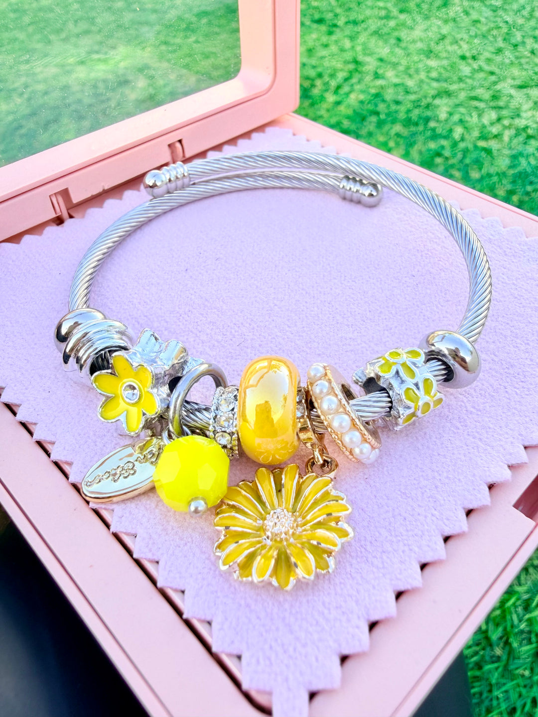 Pulsera de Charms Amarilla
