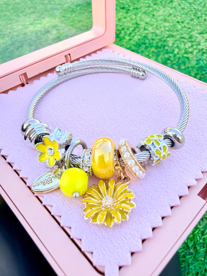 Pulsera de Charms Amarilla