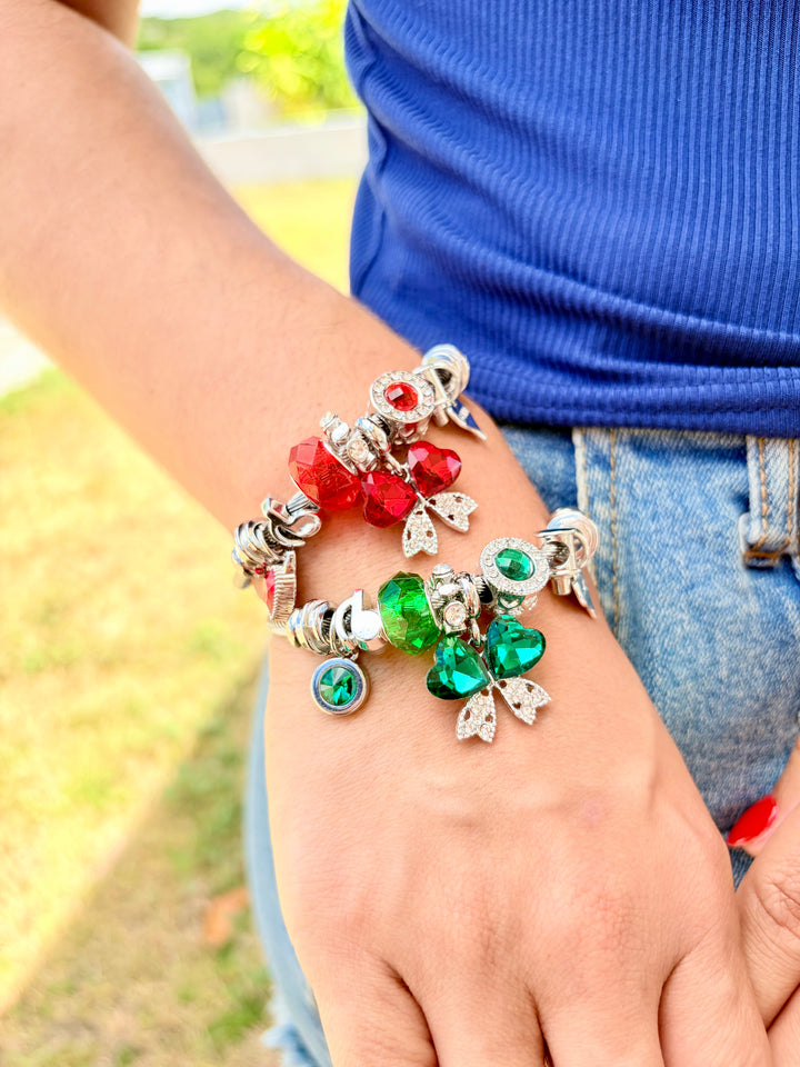 Pulsera de Charms Verde