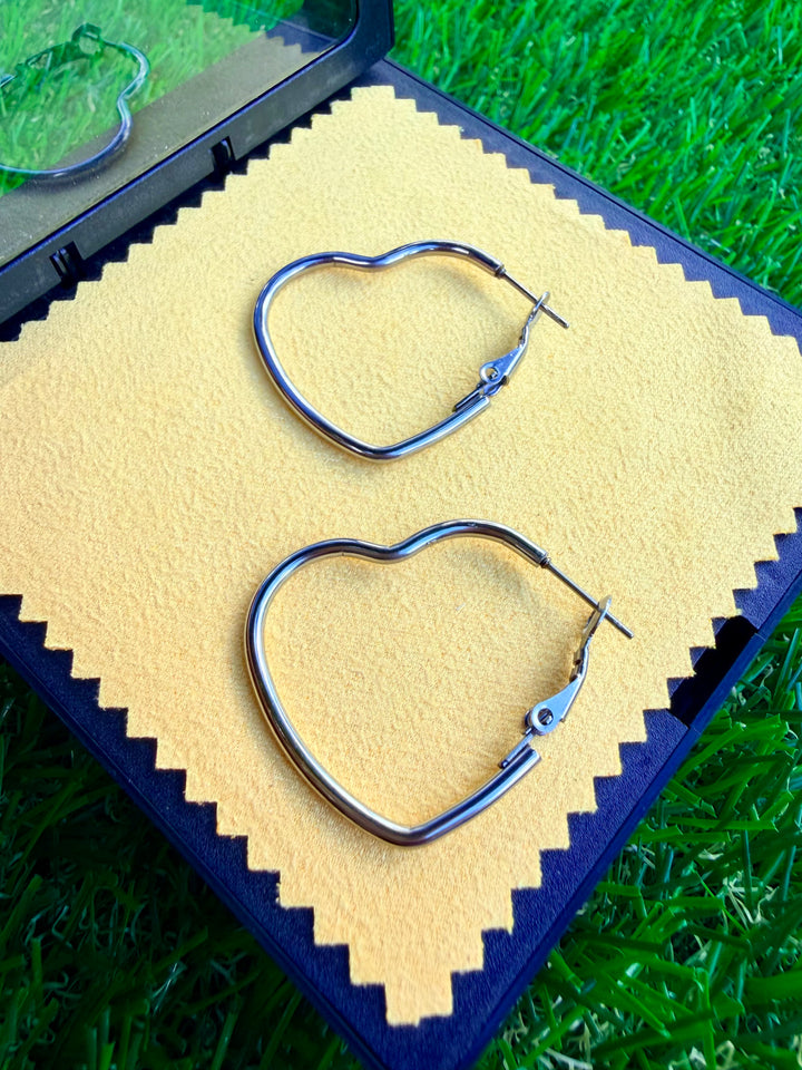 Pantallas de Corazon Plata 1"