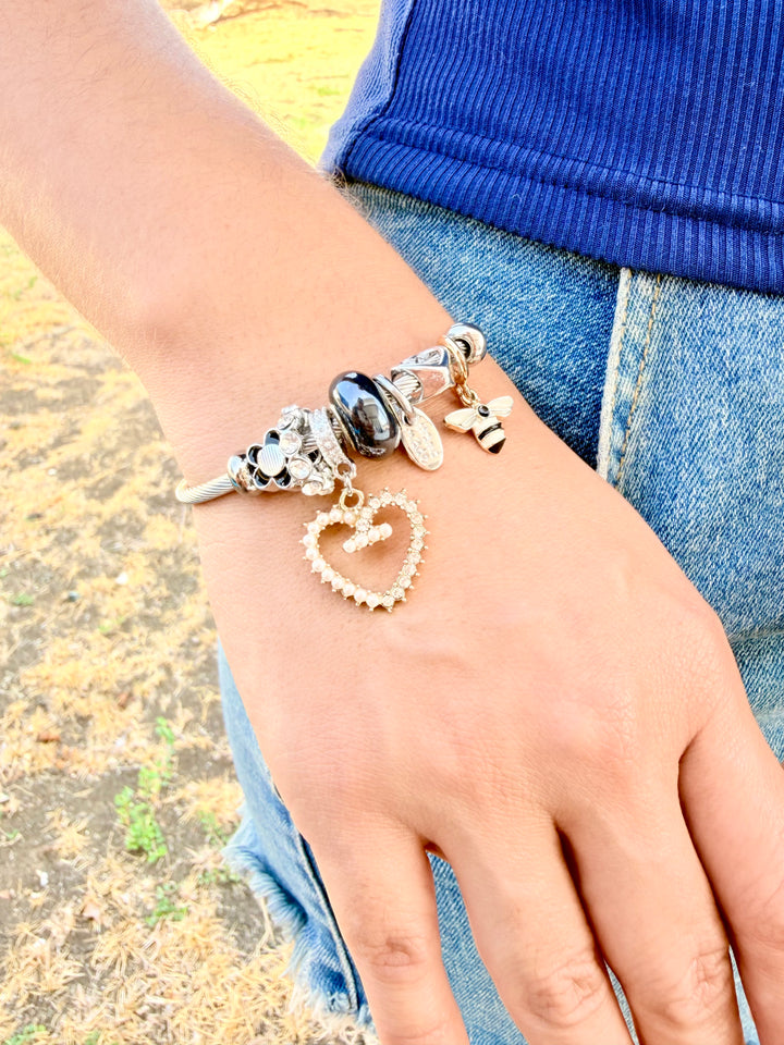 Pulsera de Charms Negra