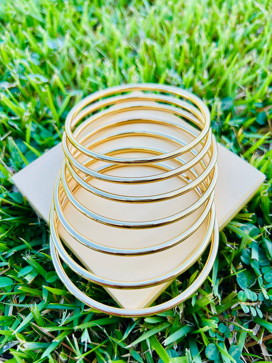 Pulseras Bangles Oro