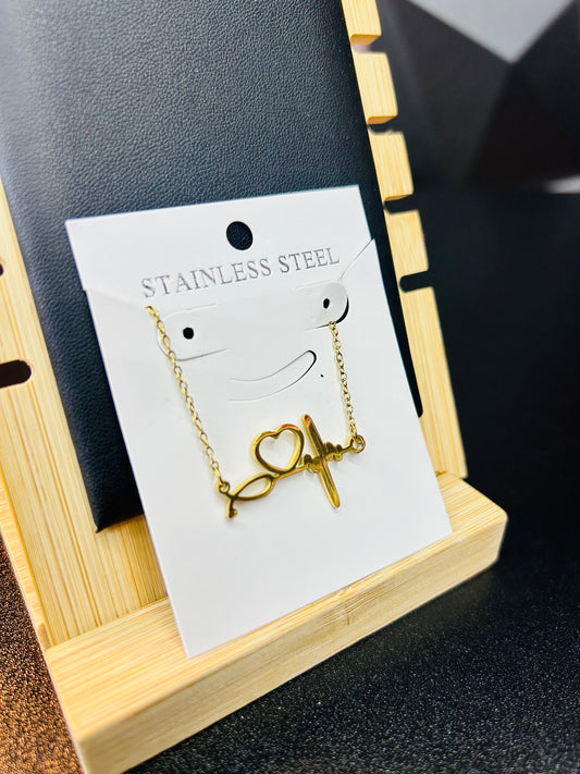 Collar de Signo Vital Oro