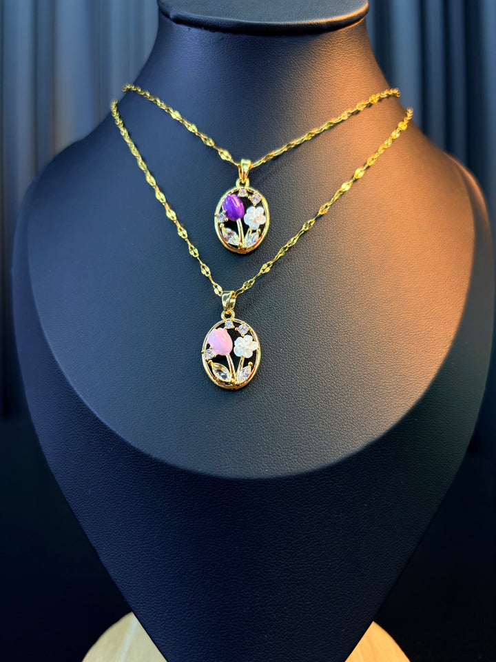 Set de Flor Violeta