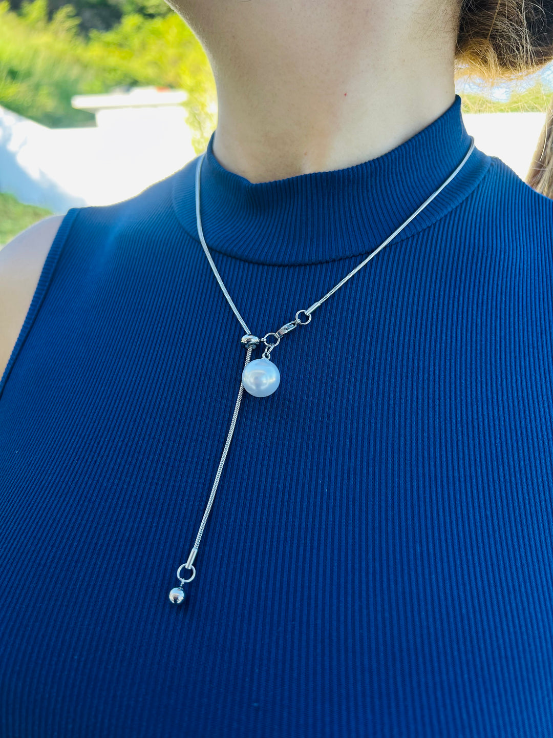 Collar Ajustable de Perla