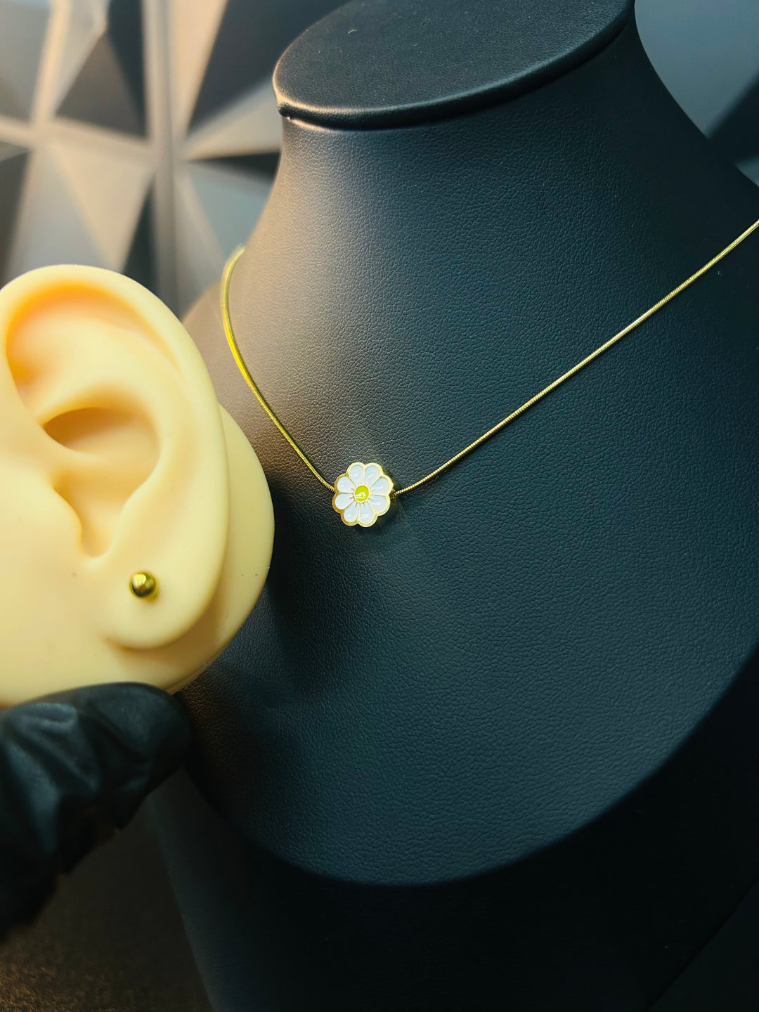 Collar de Flor Blanca