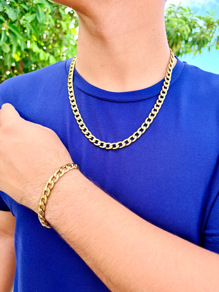 Set Cubana de Hombre Oro