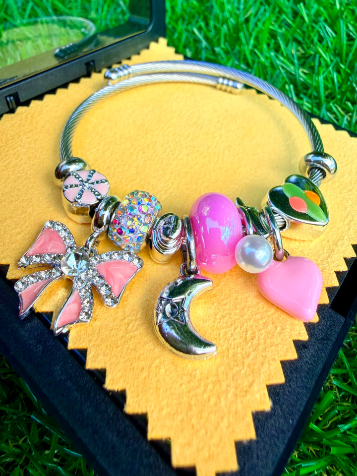 Pulsera de Charms Rosa