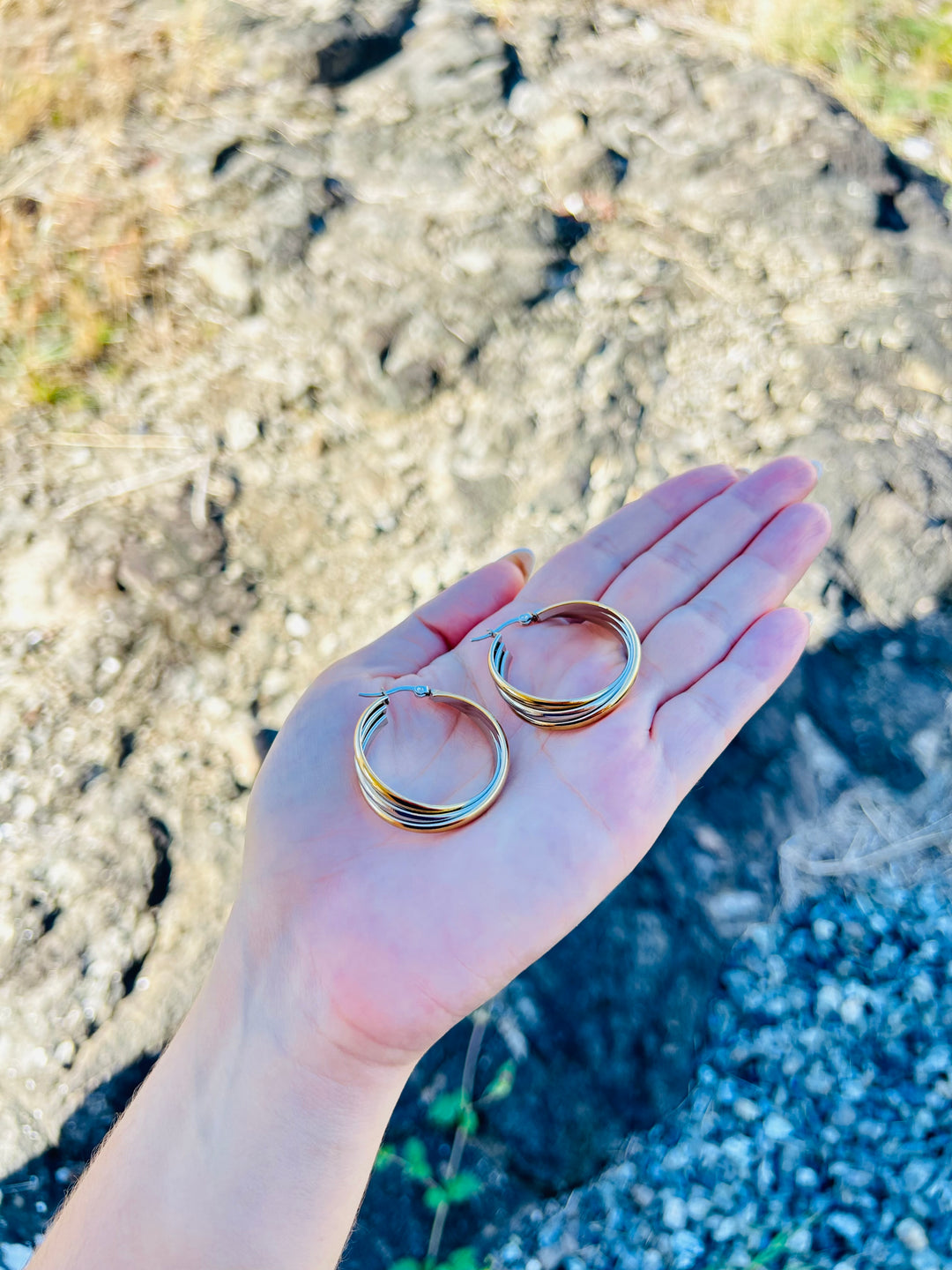 DoubleTone Earrings