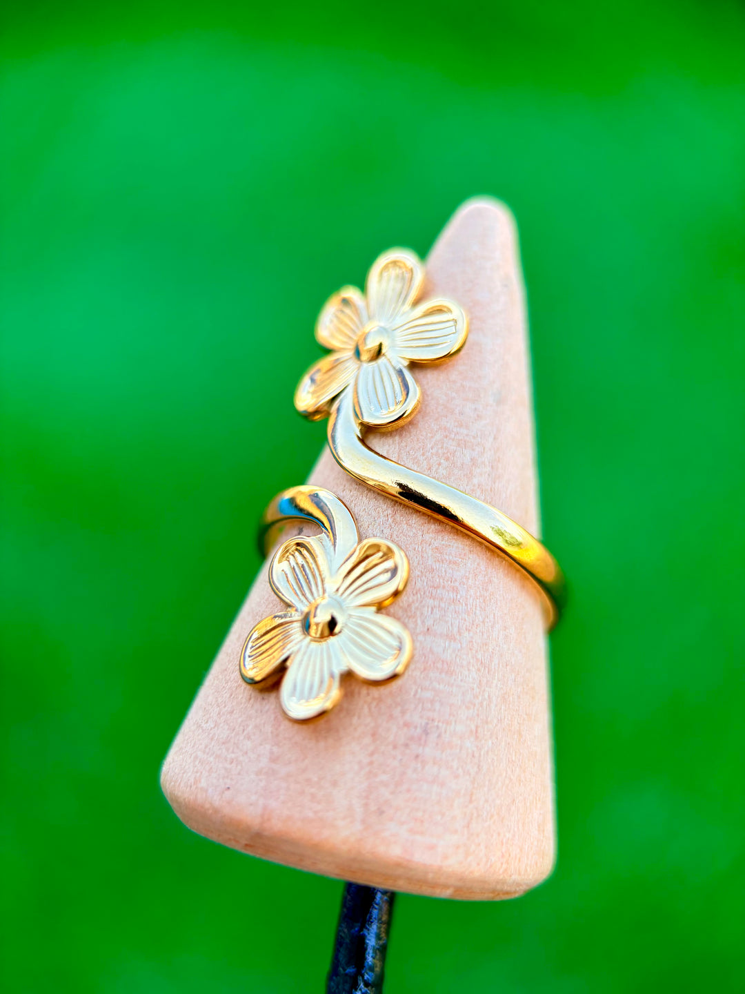 Sortija de Flores Oro
