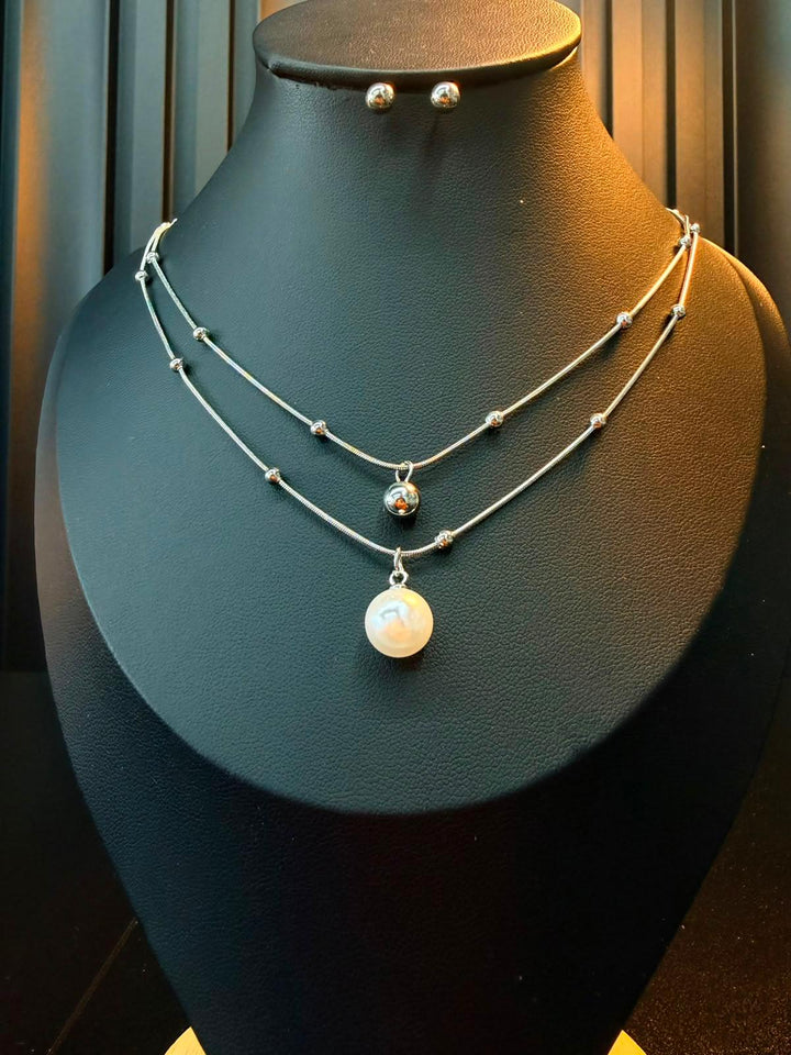 Collar Doble Plata