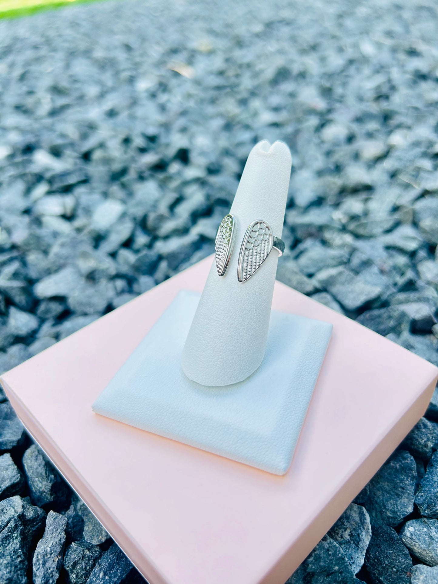 Silver Angel Ring