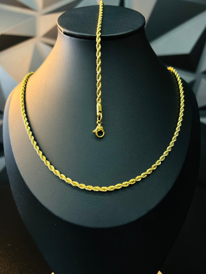 Set de Soga Oro UNISEX