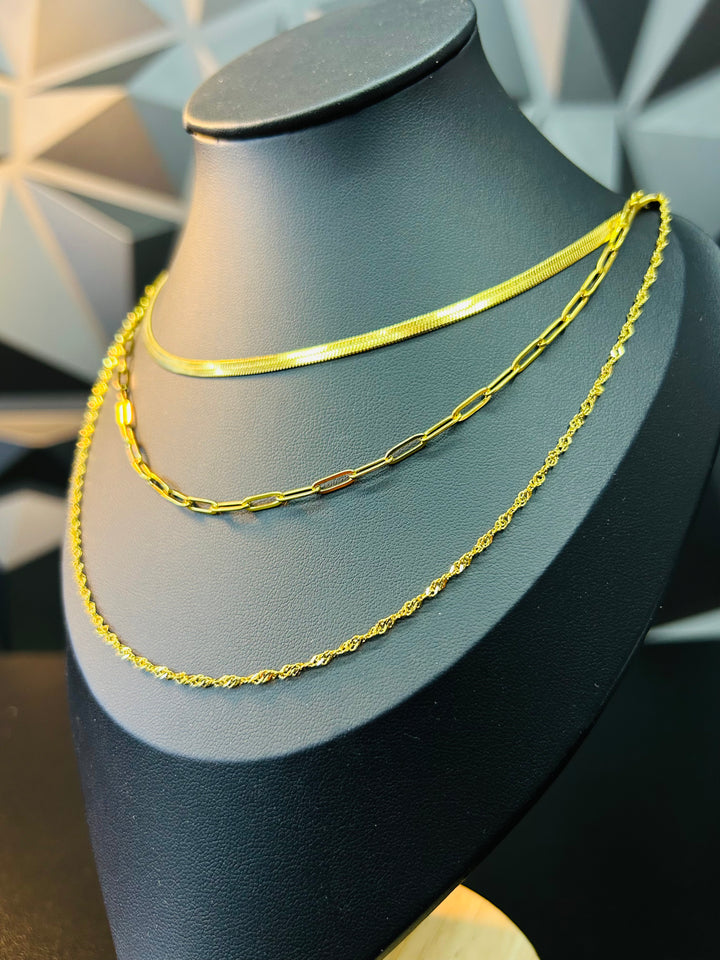 Collar en Cascada Triple