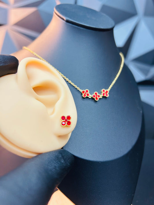 Set Van Cleef Rojo