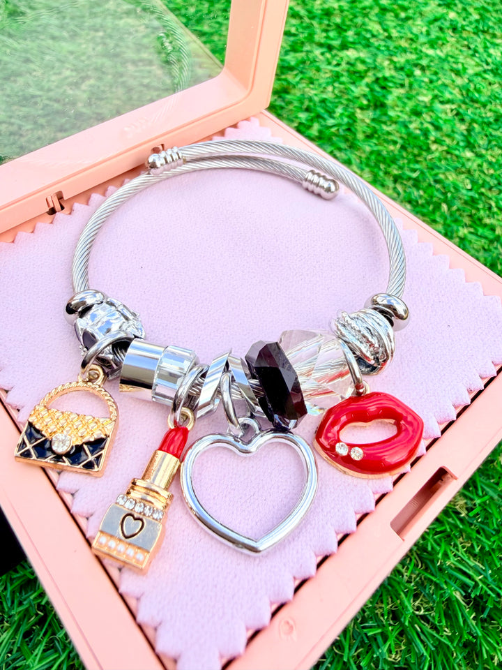 Pulsera de Charms Negra