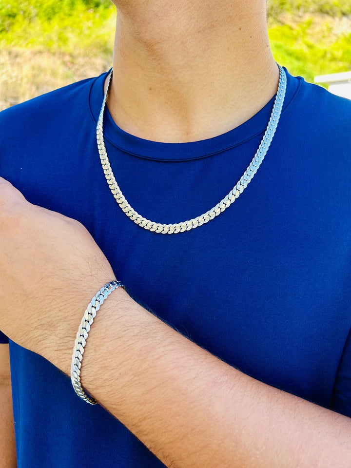 Set para Hombre Plata