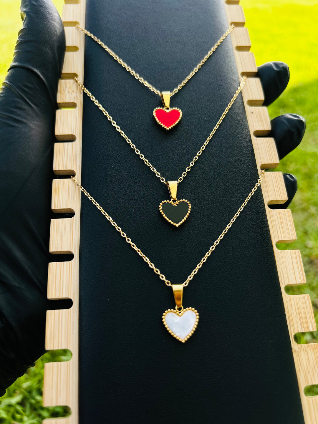 Set de Corazon Blanco
