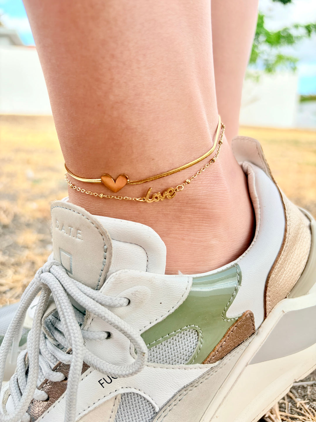 Pulsera/Tobillera Doble Love