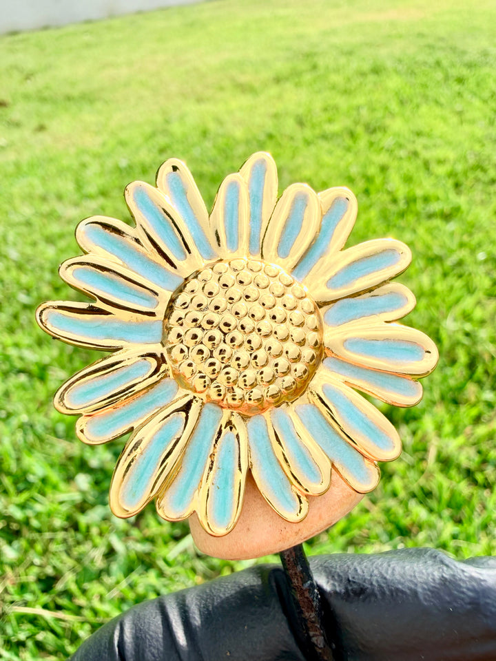 Sortija de Girasol Azul