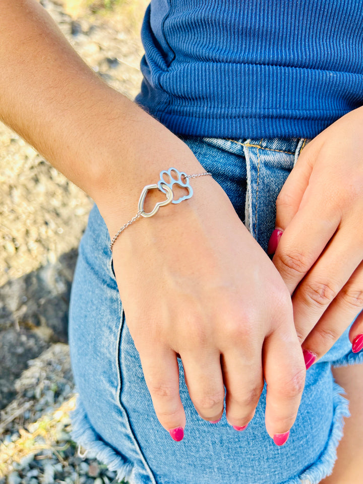 Dog Silver Bracelet