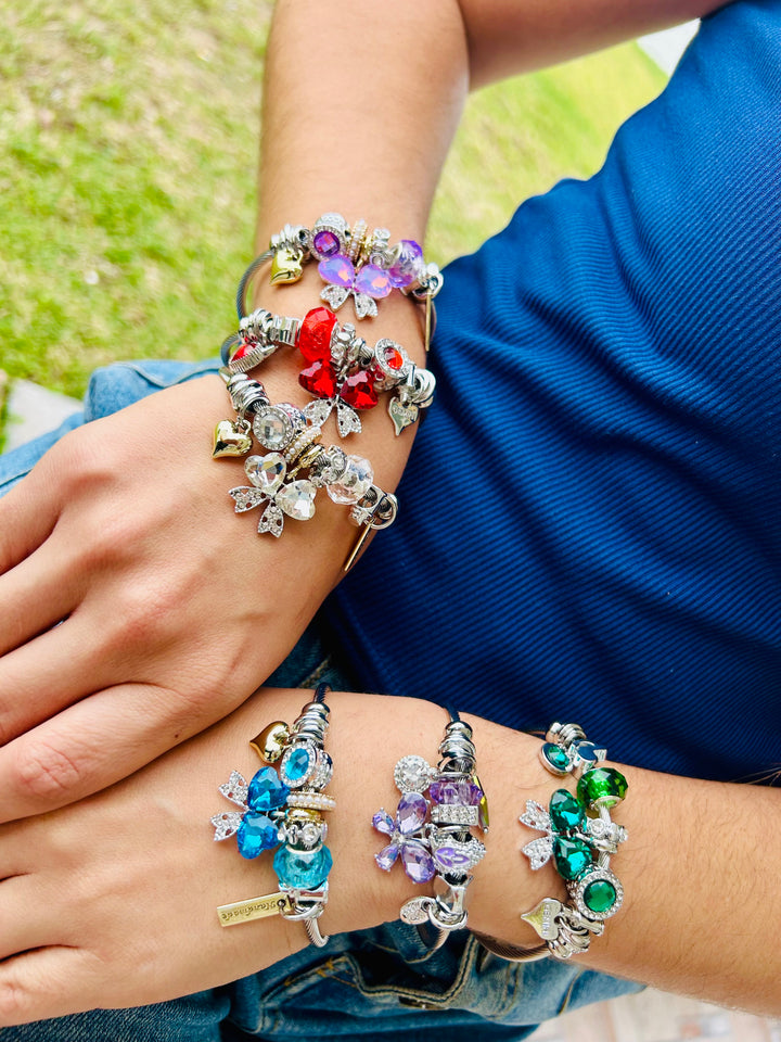 Pulsera de Charms Violeta