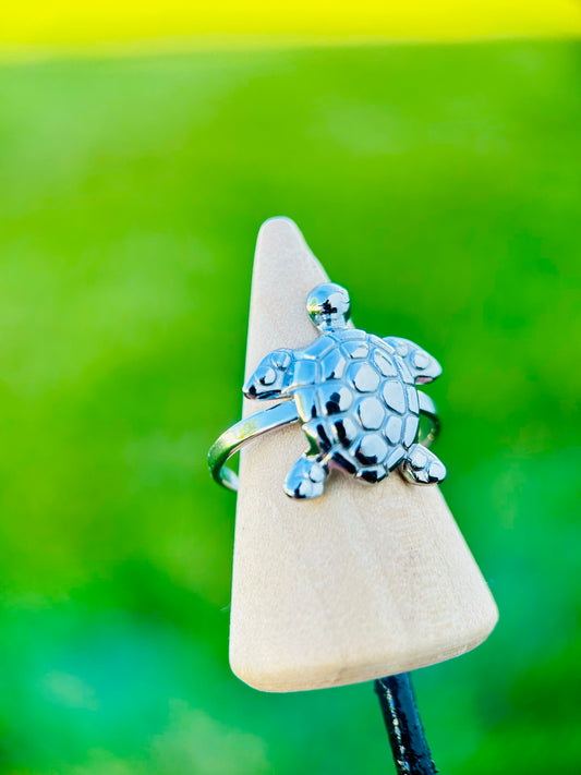 Sortija de Tortuga Plata