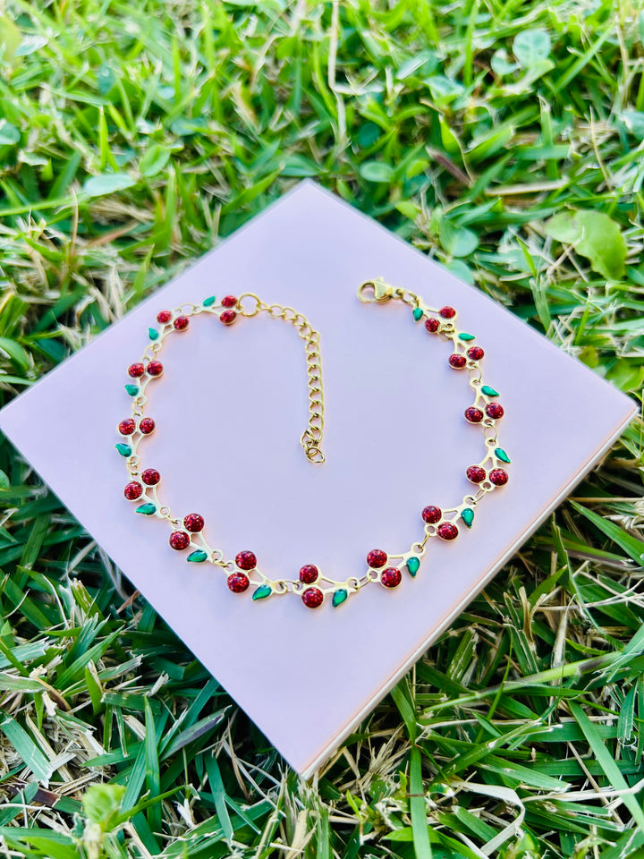 Tobillera de Cherry Oro
