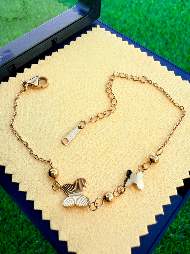 Pulsera de Mariposa Oro