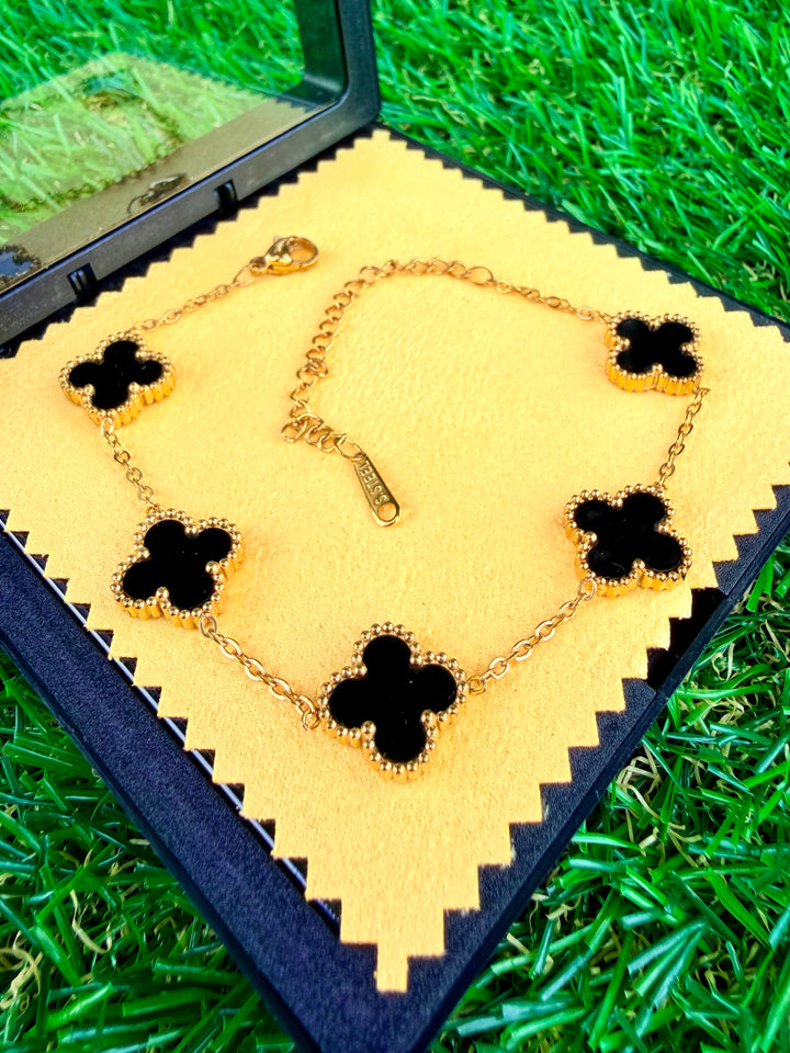 Pulsera de Flores Negras UNISEX
