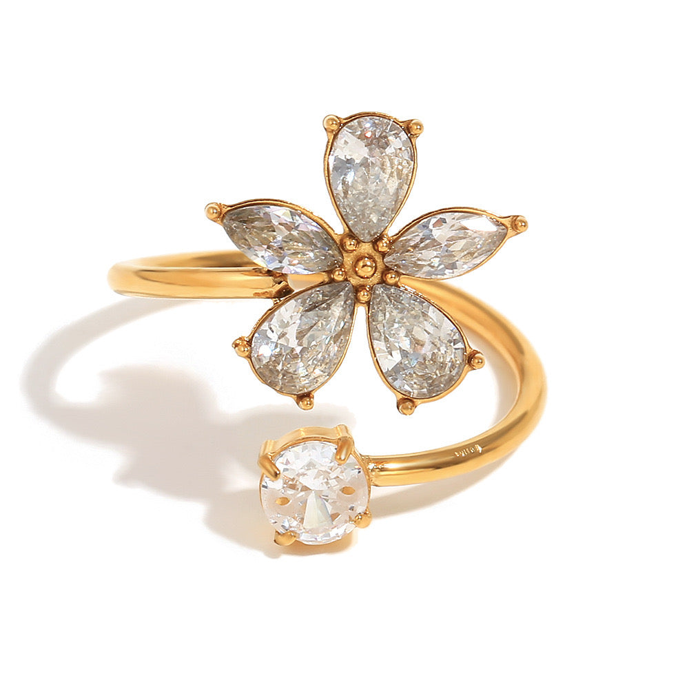 Set de Flor Margarita Oro