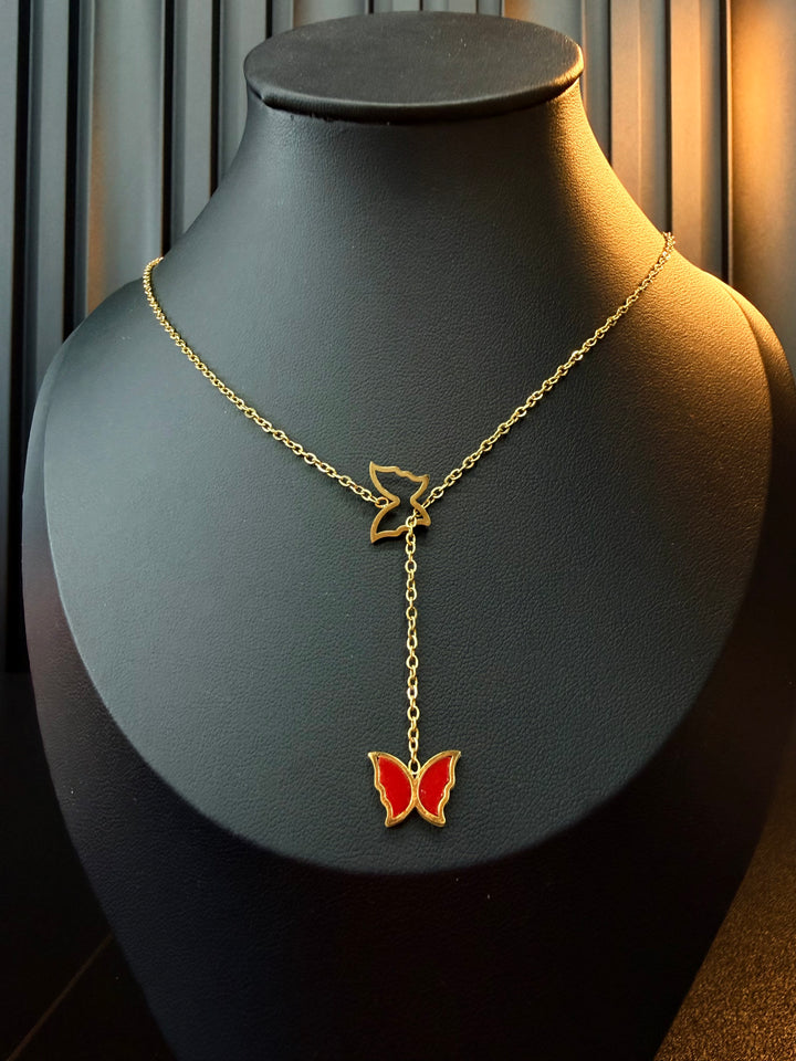 Set de Mariposa Rojo