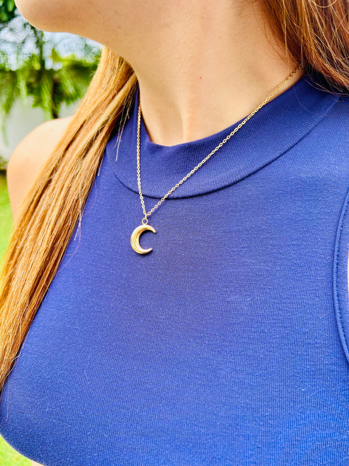 Moon Gold Necklace