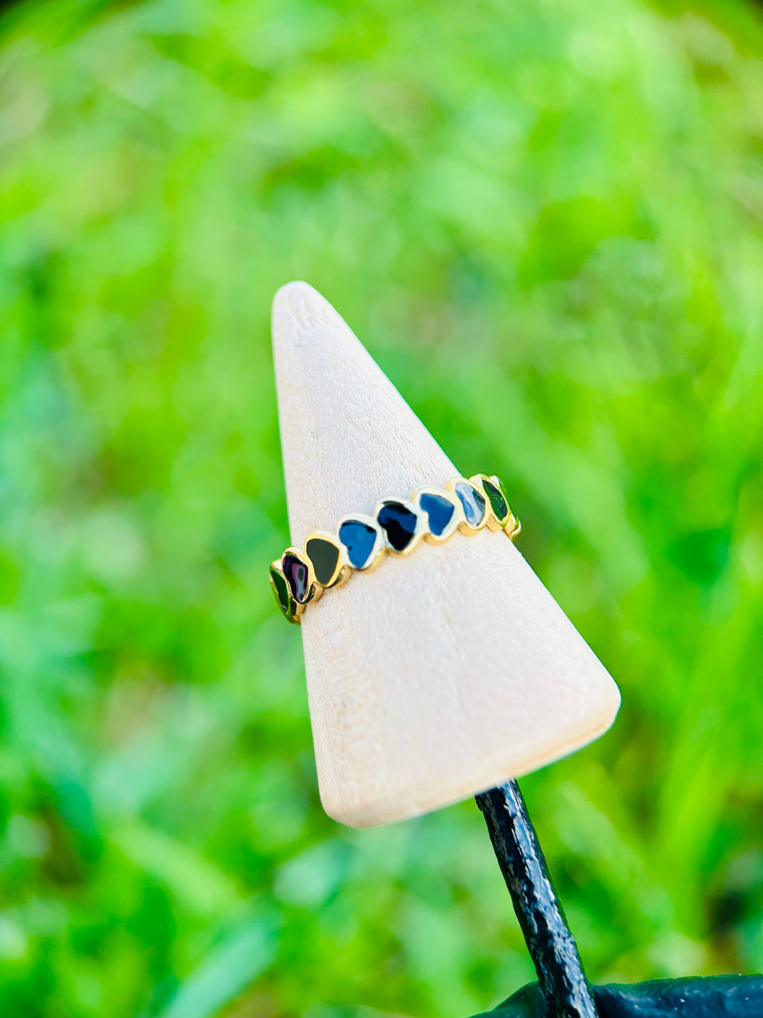 Sortija de Corazones Negros