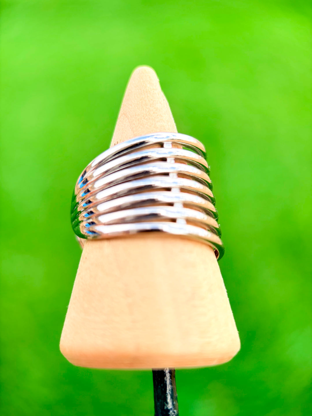 Sortija Ajustable Fashion Plata