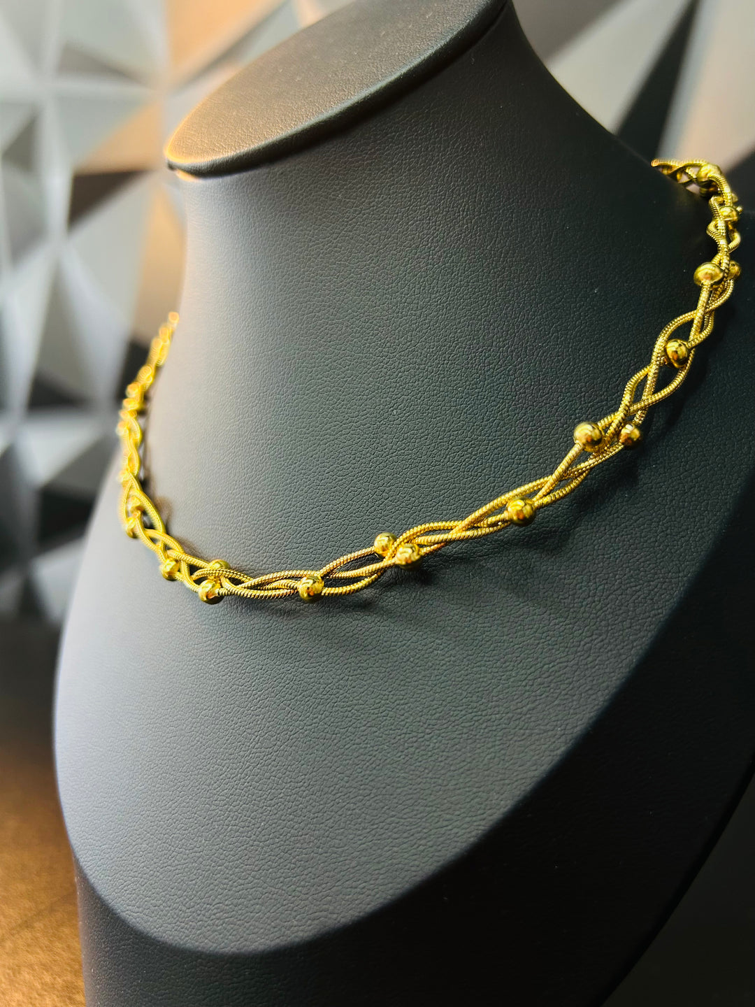 Gargantilla Triple Oro