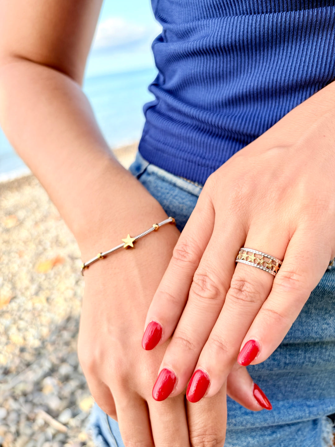 Pulsera Doble Tono