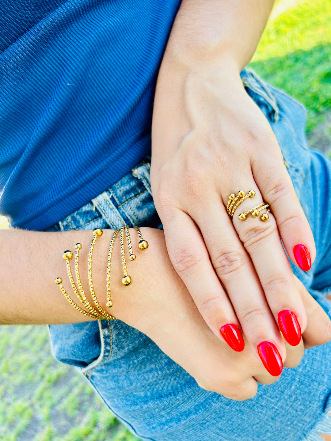 Set Espiral Oro