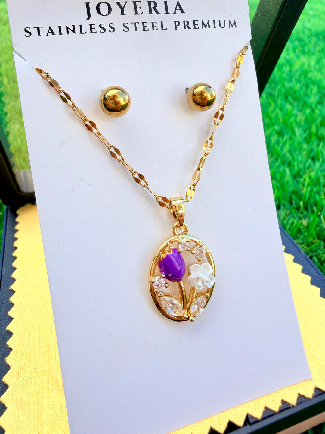Set de Flor Violeta