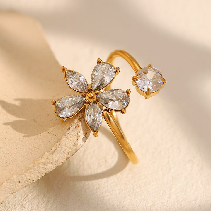 Set de Flor Margarita Oro