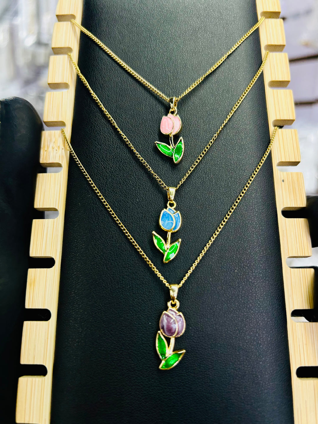 Collar de Flor Violeta