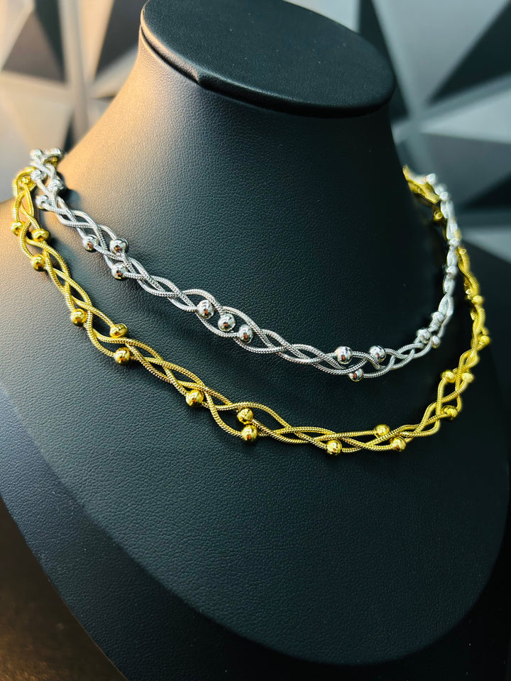 Gargantilla Triple Oro