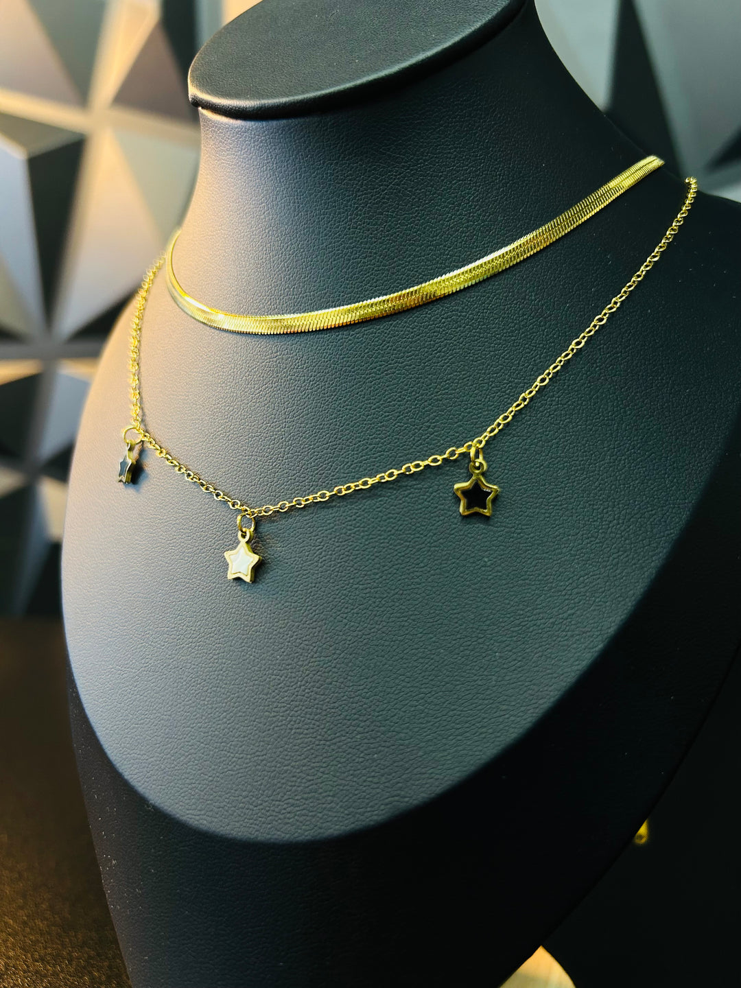 Collar Doble de Estrellas