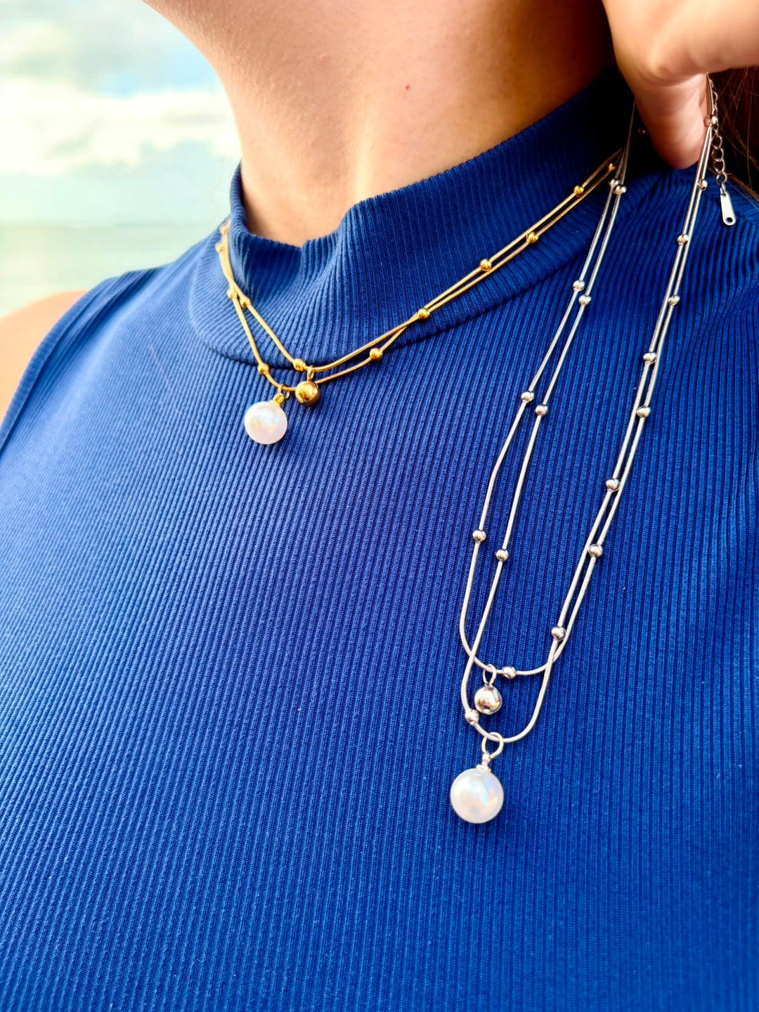 Collar Doble Plata
