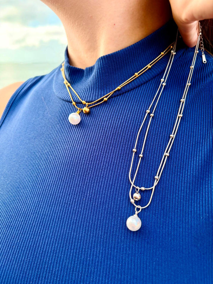 Collar Doble Plata